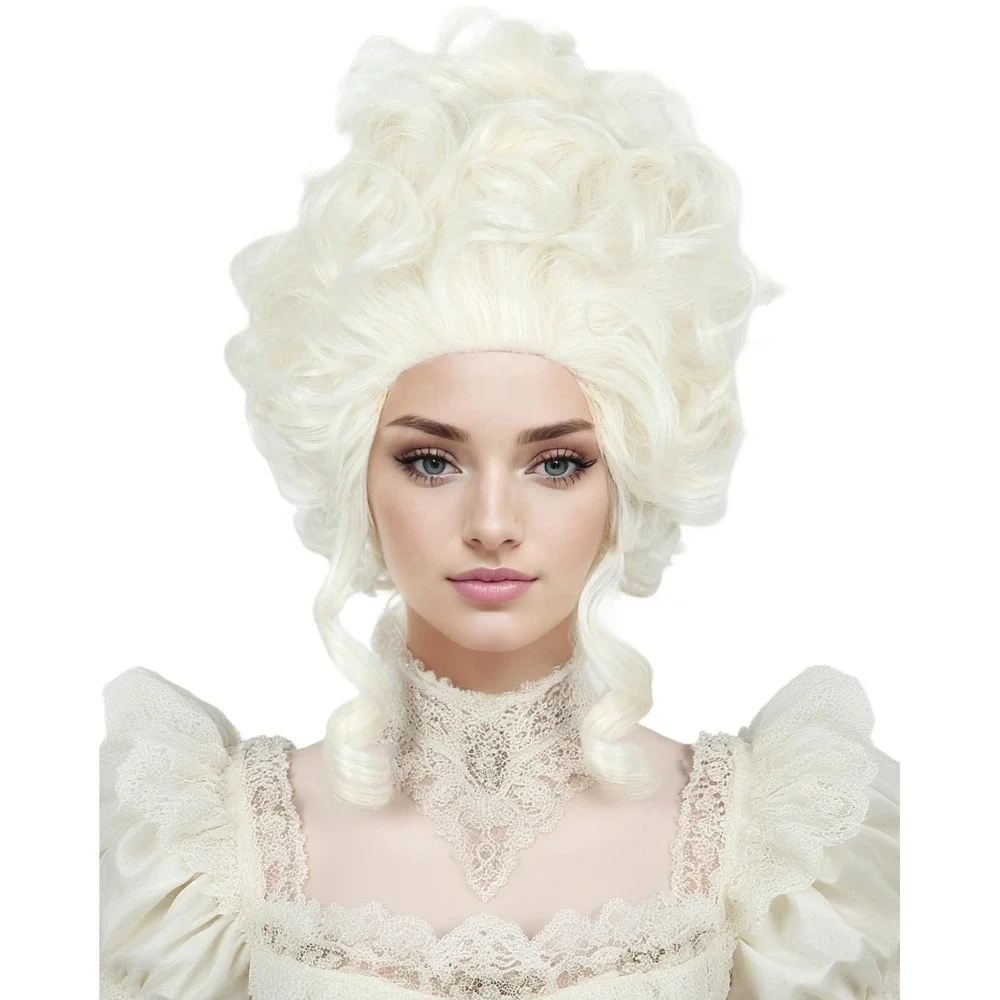 NWT Linfairy 18th Century Baroque Marie Antoinette Blonde Costume Wig Women
